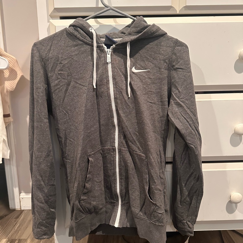 Nike Charcoal Full-Zip Hoodie